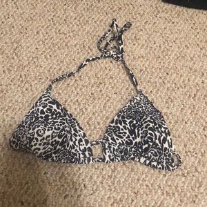 cheetah print bikini top